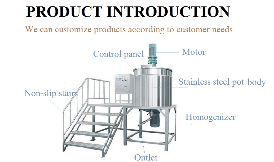 Good Price Stainless Steel Blending Tank Liquid Soap Making Machine